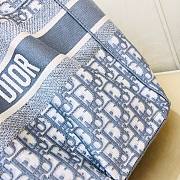 DIOR Book Tote Oblique Embroidery 41cm - 3