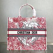 Dior D-Royaume d'Amour Embroidery Small Book Tote - 1