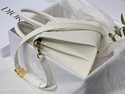 Dior Medium St Honoré Tote Bag in White M9321 - 6