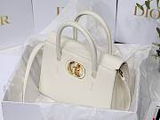 Dior Medium St Honoré Tote Bag in White M9321 - 5