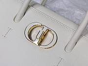 Dior Medium St Honoré Tote Bag in White M9321 - 4