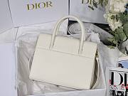 Dior Medium St Honoré Tote Bag in White M9321 - 3