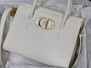 Dior Medium St Honoré Tote Bag in White M9321 - 2