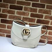 Gucci Arli Medium Calfskin Leather White Bag  - 1