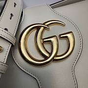 Gucci Arli Medium Calfskin Leather White Bag  - 2