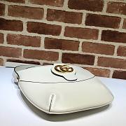 Gucci Arli Medium Calfskin Leather White Bag  - 3