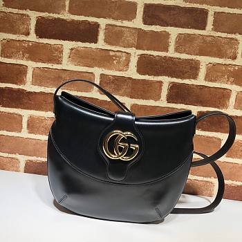 Gucci Arli Medium Calfskin Leather Black Bag