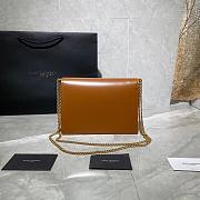 YSL Cassandra Monogram Bag in Box leather and Suede   - 4