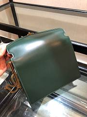 YSL Cassandra Monogram Bag in Box leather green - 2