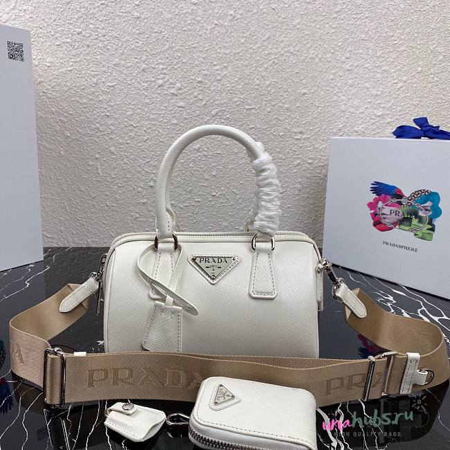 Prada Re-Edition 2005 Nylon Bag White 1BB846 - 1