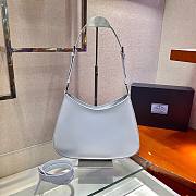 Prada Cleo shoulder bag blue 30cm 1BC156 - 3