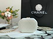 Chanel Lambskin Small Vanity Case AS2630 White - 3