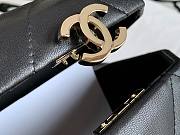 Chanel Lambskin Small Vanity Case AS2630 Black - 5