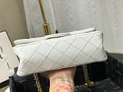 Chanel Quilted Calfskin Small 2.55 A37586 White - 3
