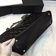 Chanel Dallas Calfskin Shopping Bag Black - 4