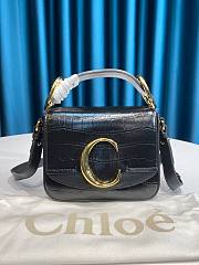 Chloe mini C bag in black - 1