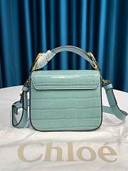 Chloe mini C bag in blue - 3