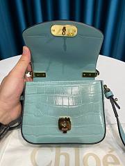 Chloe mini C bag in blue - 2