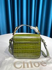 Chloe mini C bag in blue green - 5