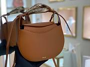 Chloe kiss purse in small grain calfskin brown - 6