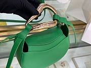 	 Chloe kiss purse in small grain calfskin green - 2