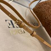 FENDI First Small Sheepskin brown leather bag | 8BP129 - 3