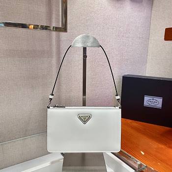 Prada Saffiano leather mini bag in white