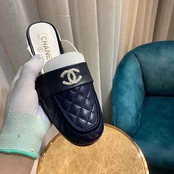 Chanel shoes blue
