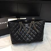 Chanel Dallas Black Shopping Bag  - 1