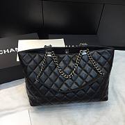 Chanel Dallas Black Shopping Bag  - 3