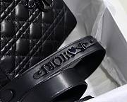 DIOR My ABCDIOR Lady Black Lambskin Bag with Black Hardware  - 4