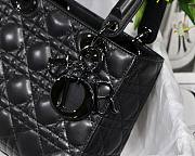 DIOR My ABCDIOR Lady Black Lambskin Bag with Black Hardware  - 3