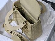 DIOR My ABCDIOR Lady Beige Lambskin Bag - 5