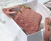 DIOR My ABCDIOR Lady Pink Lambskin Bag M0538 - 2