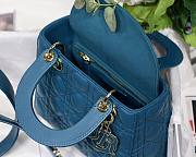 DIOR My ABCDIOR Lady Blue Lambskin Bag | M0538 - 6