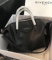 Givency Medium Antigona Soft Bag In Black Leather - 1