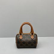 Celine mini boston in brown 60043 - 5