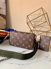 LV FELICIE STRAP & GO Green Strap M80091 - 4