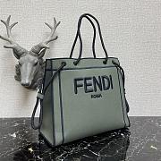 Fendi Roma Tote Bag Green - 6