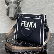 Fendi Roma Tote Bag Blue - 2