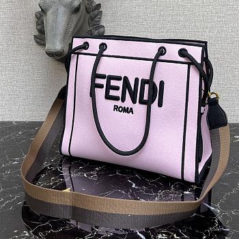 Fendi Roma Tote Bag Pink