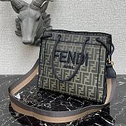 Fendi Roma Tote Bag Green FF - 1