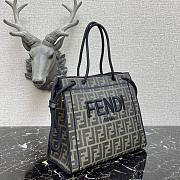 Fendi Roma Tote Bag Green FF - 6