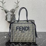 Fendi Roma Tote Bag Green FF - 5