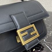 Fendi Baguette chain black leather bag 27cm 8BR783 - 5