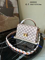 Louis Vuitton Croisette Damier Azur in Rose Handbags N50053 - 1