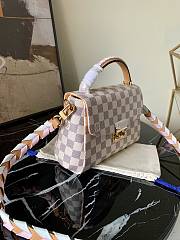 Louis Vuitton Croisette Damier Azur in Rose Handbags N50053 - 4