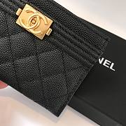 Chanel card holder in gold hardware - 5