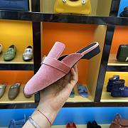 Hermes Pink Flats  - 6