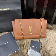 YSL Kate Leather Brown 553804 - 1